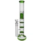 Бонг С Перколяторами 40 Сантиметров “Glass Honeycomb Tower Green” - изображение 1