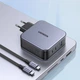 Зарядний пристрій Ugreen CD289 3xUSB 140W GaN (2хUSB-C+USB-A) with C to C Cable 1.5 м Gray - зображення 7