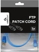 Патч-корд Gembird FTP PP22 Cat 5e RJ-45 1 м Blue (8716309052016) - изображение 2
