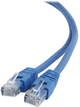 Патч-корд Gembird UTP PP6U Cat 6 RJ-45 3 м Blue (8716309093200) - зображення 1