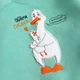 Веселый детский свитшот с аппликацией Обними гуся 86-92 см мятный FD28-GusObiymus-Myata-26 Ladan - изображение 3