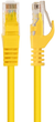 Патч-корд Gembird UTP PP6U Cat 6 RJ-45 1 м Yellow (8716309093286) - зображення 1