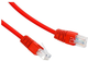 Патч-корд Gembird UTP 6 PP6U RJ-45 0.5 м Red (8716309093361) - зображення 1