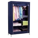 Шафа тканинна розкладна 105*45*175см Stenson R30898 (cyan) - изображение 1