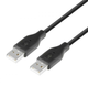 Kabel TB USB Type-A – USB Type-A 1.8 m Black (5902002055352) - obraz 1