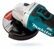 Шлифмашина угловая аккумуляторная Makita DGA504Z (125 мм, 8500 об/мин, BL, LXT, без аккумуляторов и зарядного устройства) - изображение 4