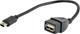 Kabel Cablexpert mini USB – USB Type-A 2.0 0.15 m Black (8716309075855) - obraz 1