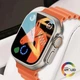 Умные смарт часы HK8 Pro Max Ultra 49mm AMOLED экран с магнитной зарядкой и функцией звонка оранжевые - изображение 2