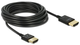 Кабель Delock HDMI – HDMI High Speed Ethernet 4K 3D Slim 3 м Black (4043619847747) - зображення 1