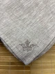 Салфетка льняная Crown 50x50 светло-серый - изображение 3