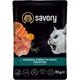 Влажный корм Savory для котят лосось с морковью в соусе, 85 г - изображение 1