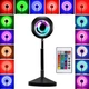 Лампа сансет Sunset Lamp 2.0 RGB з пультом керування проекційний світильник заходу сонця / світанку лампа-нічник 16 кольорів - зображення 6