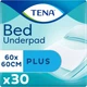 Пеленки для младенцев Tena Bed Plus 60x60 см 30 шт (7322540800746) - изображение 1