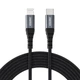 Дата кабель USB-C to Lightning 1.2m MFI Choetech (IP0039-BK) - зображення 1