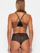 Набор трусиков бразилиана Trendyol THMSS23KU00043 S 2 шт Black-Ecru (8683048494431) - изображение 6