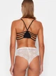 Набор трусиков бразилиана Trendyol THMSS23KU00043 2XL 2 шт Black-Ecru (8683048494479) - изображение 9