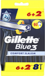 Одноразові станки для гоління (Бритви) чоловічі Gillette Blue 3 Comfort Slalom 8 шт (8006540808764) - зображення 2