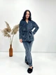 Домашний женский костюм с халатом Fashion 46/48 графит - изображение 1