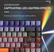 Механічна клавіатура з HOT-SWAP Machenike K500A-TKL 84Key, RED SWITCH, EN/UKR, RGB (K500-84R) - зображення 10