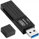 Картридер для карток пам'яті SD/TF з роз'ємом USB XO DK05A card reader (USB2.0, SD/TF, 480Mbps). Black - зображення 1