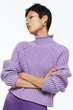 Светр H&M 0990911024 S Бузковий - зображення 1