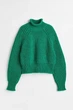 Свитер H&M 0990911019 XS Зеленый - изображение 5
