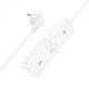 Мережевий фільтр Hoco NS2 (3 розетки + 3 USB) 1.8m (white) - зображення 3