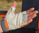 Перчатки для фитнеса 47215 MADMAX Grey/Orange Размер L - изображение 3