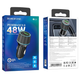 Автомобільний зарядний пристрій BOROFONE BZ21 Brilliant 48W dual port PD30W+QC3.0 car charger Black (6941991101175) - зображення 2
