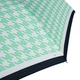 Зонт женский механический Fulton L354-040898 Minilite-2 Minty Houndstooth (Мятный) - изображение 4
