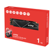 Накопичувач SSD M.2 ADATA GAMMIX S70 BLADE 1TB 2280 PCIe 4x4 NVMe 3D NAND Read/Write:7400/5500 MB/sec (AGAMMIXS70B-1T-CS) - зображення 2