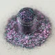 Бузково-синій мульти-глітер Lecente She Devil Multi Glitz Chunky Glitter 7,5 г - зображення 2