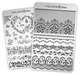 Двостороння пластина для стемпінгу :YOURS Loves Dee Lovely Flowers YLD11 - зображення 1