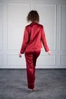 Пижамная шелковая блуза Felena Burgundy 757 48(XL) Красный - изображение 4