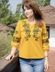 Жіноча вишиванка V&V Троянди XXL гірчичний (301020193-032) - изображение 2