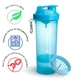 Шейкер спортивный SmartShake Slim 500ml Neon Blue (10253101) - изображение 3