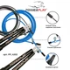 Скакалка PowerPlay 4202 швидкісна Синя (PP_4202_Blue) - зображення 9