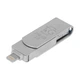 OTG USB Флешка USB 3.0 Flash Drive T&G 3&1 Lightning & Android 256gb Metal 007 Металлик - изображение 2