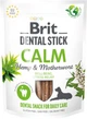 Лакомства для собак Brit Care Dental Stick Calm успокаивающее, конопля и пустырник, 7 шт, 251 г (8595602564385) - изображение 1