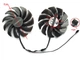 Вентилятор кулер для видеокарты Gigabyte GTX 1650 1660 Ti Super RTX 2060 RX 5500 5600 XT (orgnl) 87 мм PowerLogic PLD09210S12HH (T129215SU GA91S2H) комплект 2 шт (№131.3) - изображение 4