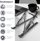 Подставка для ноутбука RZTK Holder Grey - изображение 5