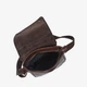 Сумка чоловіча шкіряна месенджер маленька InBag Messenger m01506 Коричневий - зображення 4