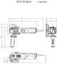 Угловая шлифмашина Metabo W 9-125 Quick (600374000) - изображение 4