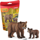 Набір фігурок Schleich Wild Life Grizzly Мама грізлі з малюком (424730) (4059433572369) - зображення 1