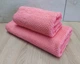 Набор турецких махровых полотенец Zeron 50х90+70х140 Damask 2 Pink - изображение 3
