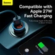 Автомобильное зарядное устройство с быстрой зарядкой BASEUS |2USB, 60W| Темно серый (CGJM000013) - изображение 8