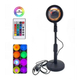 Проекційна різнокольорова RGB LED лампа Sunset Lamp з ефектом заходу сонця з пультом Світильник заходу сонця/світанку 16 відтінків - зображення 2