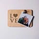 Доска для фото с зажимом "LOVE" Коричневий PN0190 - изображение 1