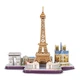 Конструктор 3D Cubic Fun City line Paris (MC254h) (10-537477) - изображение 2