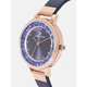 Женские часы DANIEL KLEIN DK12051-6 Синие с золотистым Кожа - изображение 2